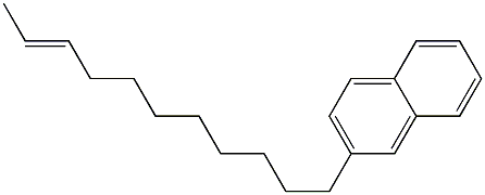 2-(9-ウンデセニル)ナフタレン 化学構造式