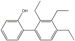 2-(2,3,4-Triethylphenyl)phenol Structure