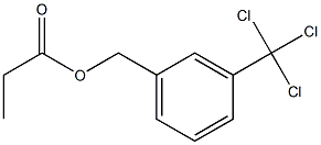 Propanoic acid 3-(trichloromethyl)benzyl ester|