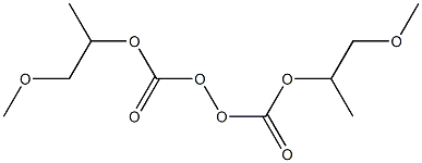 Peroxydicarbonic acid di(2-methoxy-1-methylethyl) ester,,结构式