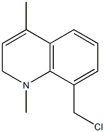 1,4-Dimethyl-8-chloromethyl-1,2-dihydroquinoline Struktur