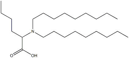 2-(Dinonylamino)hexanoic acid,,结构式