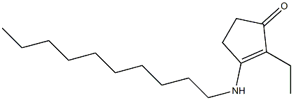 2-Ethyl-3-(decylamino)-2-cyclopenten-1-one|