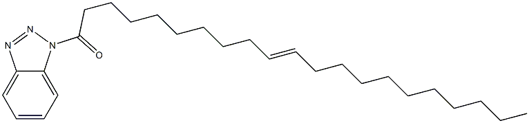 1-(1-オキソ-10-ヘニコセニル)-1H-ベンゾトリアゾール 化学構造式