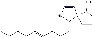 1-Ethyl-1-(1-hydroxyethyl)-2-(4-nonenyl)-4-imidazoline-1-ium