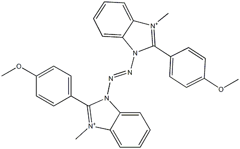 1,1'-Azobis[3-methyl-2-(p-methoxyphenyl)-1H-benzimidazol-3-ium]