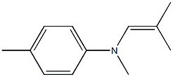 4,N-Dimethyl-N-(2-methyl-1-propenyl)aniline Structure