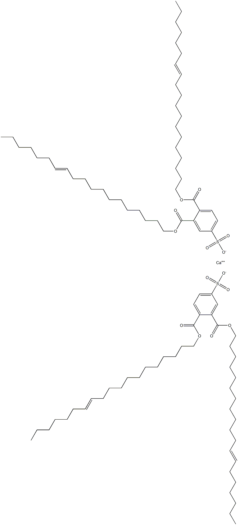 Bis[3,4-di(12-nonadecenyloxycarbonyl)benzenesulfonic acid]calcium salt