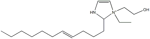 1-Ethyl-1-(2-hydroxyethyl)-2-(4-undecenyl)-4-imidazoline-1-ium|