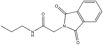 N-Propyl-1,3-dioxo-2-isoindolineacetamide Structure