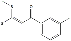 3-(3-Methylphenyl)-1,1-bis(methylthio)-1-propen-3-one