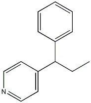 4-(1-フェニルプロピル)ピリジン 化学構造式