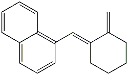 1-[(2-Methylenecyclohexylidene)methyl]naphthalene