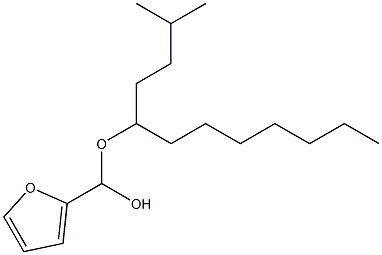2-Furancarbaldehyde 3-methylbutyloctyl acetal Struktur