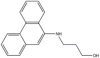3-[(Phenanthren-9-yl)amino]-1-propanol Structure