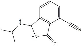 3-Isopropylamino-7-cyano-2,3-dihydro-1H-isoindol-1-one Structure