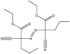 2,2'-Azobis(2-cyanovaleric acid)diethyl ester Struktur