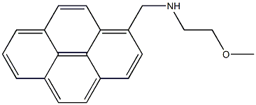 1-(2-Methoxyethylaminomethyl)pyrene,,结构式