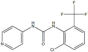 1-[(2-(Trifluoromethyl)-6-chlorophenyl)]-3-(pyridin-4-yl)urea