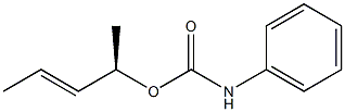 [R,E,(+)]-3-Pentene-2-ol N-phenylcarbamate Structure