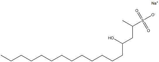  4-Hydroxyheptadecane-2-sulfonic acid sodium salt