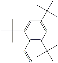 2,4,6-Tri(tert-butyl)phenylphosphine oxide 结构式