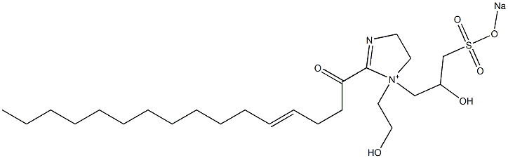  1-(2-Hydroxyethyl)-1-[2-hydroxy-3-(sodiooxysulfonyl)propyl]-2-(4-hexadecenoyl)-2-imidazoline-1-ium