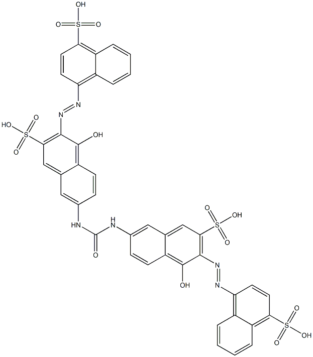 7,7'-(Carbonylbisimino)bis[4-hydroxy-3-(4-sulfo-1-naphthalenylazo)-2-naphthalenesulfonic acid]|