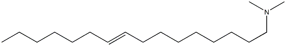 N,N-Dimethyl-9-hexadecen-1-amine Structure