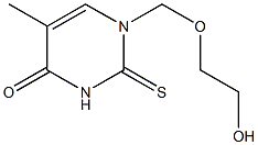 1,2-Dihydro-1-(2-hydroxyethoxymethyl)-5-methyl-2-thioxopyrimidin-4(3H)-one