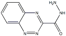 1,2,4-ベンゾトリアジン-3-カルボヒドラジド 化学構造式