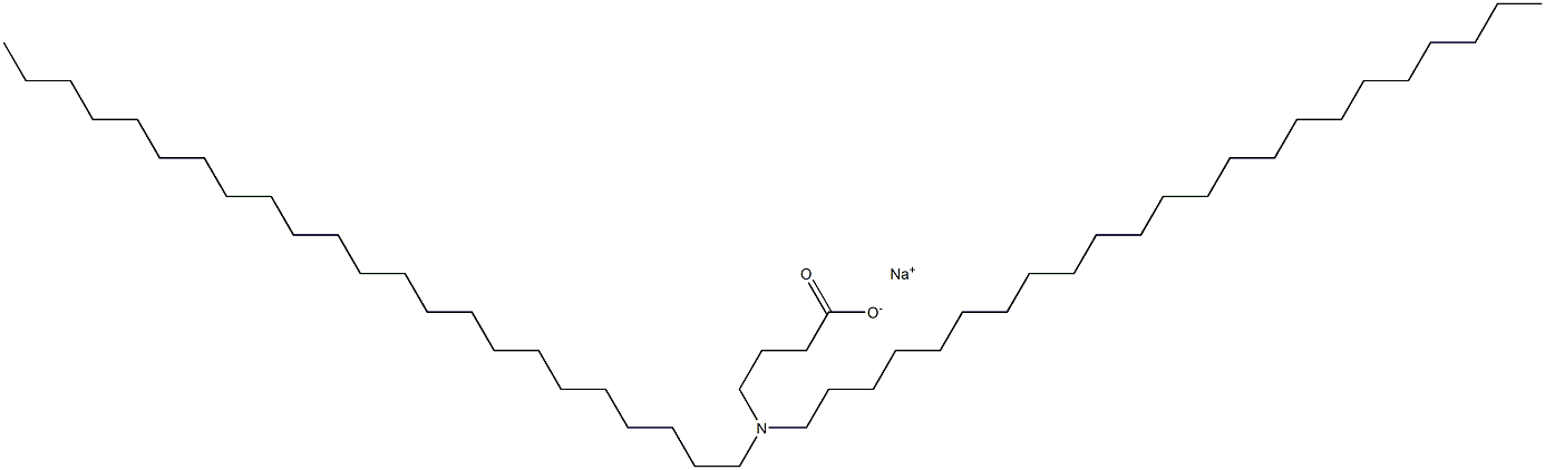 4-(Ditricosylamino)butyric acid sodium salt Structure