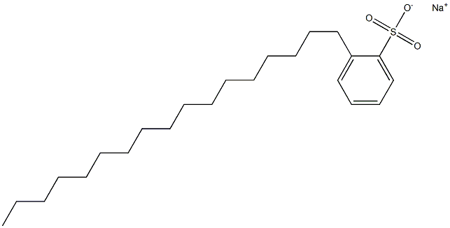 2-Heptadecylbenzenesulfonic acid sodium salt 结构式