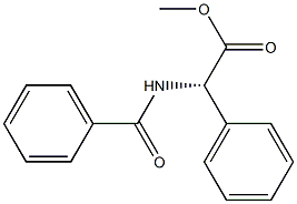 (S)-(Benzoylamino)phenylacetic acid methyl ester Struktur