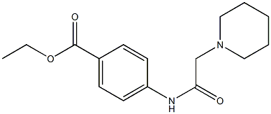 4-[(2-Piperidinylacetyl)amino]benzoic acid ethyl ester 结构式