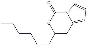  3,4-Dihydro-3-hexylpyrrolo[1,2-c][1,3]oxazin-1-one