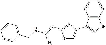 1-Benzyl-2-[4-(1H-indole-3-yl)-2-thiazolyl]guanidine