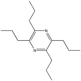 2,3,5,6-Tetrapropylpyrazine Structure