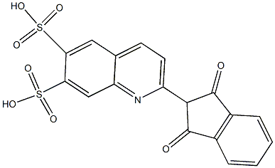 2-(1,3-Dioxoindan-2-yl)quinoline-6,7-disulfonic acid