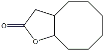 Octahydrocycloocta[b]furan-2(3H)-one,,结构式