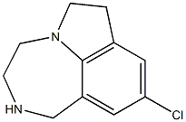 9-Chloro-1,2,3,4,6,7-hexahydropyrrolo[3,2,1-jk][1,4]benzodiazepine,,结构式