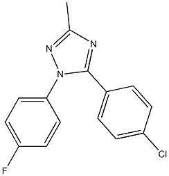  1-(4-Fluorophenyl)-5-(4-chlorophenyl)-3-methyl-1H-1,2,4-triazole