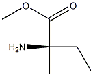 (R)-2-アミノ-2-メチルブタン酸メチル 化学構造式