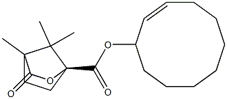 (1S)-4,7,7-Trimethyl-3-oxo-2-oxabicyclo[2.2.1]heptane-1-carboxylic acid 2-cyclodecen-1-yl ester