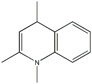 1,4-Dihydro-1,2,4-trimethylquinoline Structure