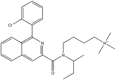 4-[[[1-(2-Chlorophenyl)isoquinolin-3-yl]carbonyl](1-methylpropyl)amino]butyltrimethylaminium