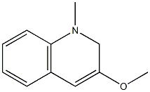 1-Methyl-3-methoxy-1,2-dihydroquinoline 结构式