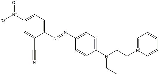 1-[2-[[4-[(2-Cyano-4-nitrophenyl)azo]phenyl]ethylamino]ethyl]pyridinium