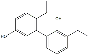 3,6'-Diethyl-1,1'-biphenyl-2,3'-diol Structure