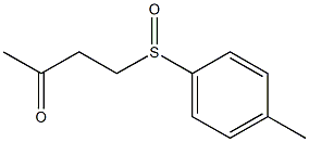 4-(4-Methylphenylsulfinyl)-2-butanone Structure